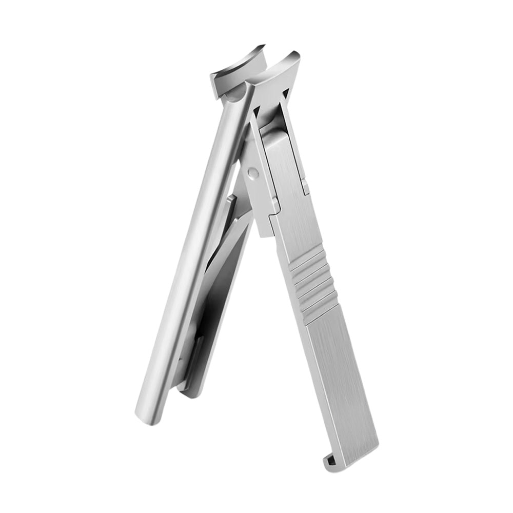 Coupe ongles portable inox avec housse en cuir-Nailona