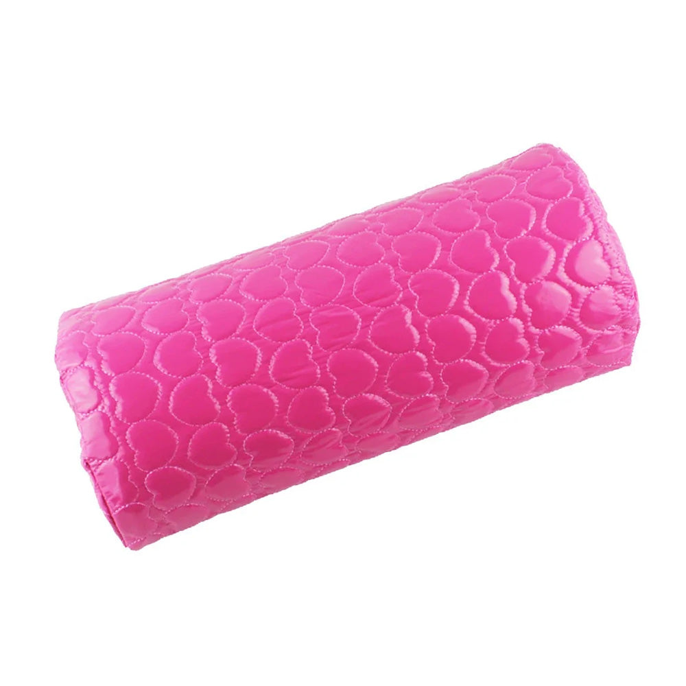 Coussin manucure rose brillant doux et girly-Nailona