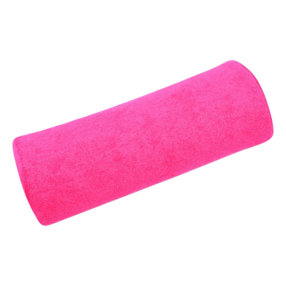 Coussin manucure rose fuchsia tissu doux-Nailona