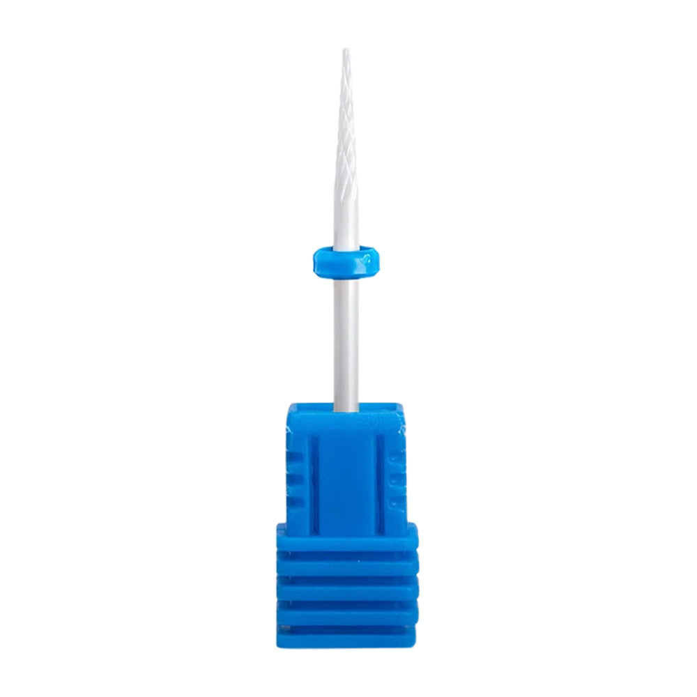Embout ponceuse ongle céramique aiguille grain moyen bleu-Nailona