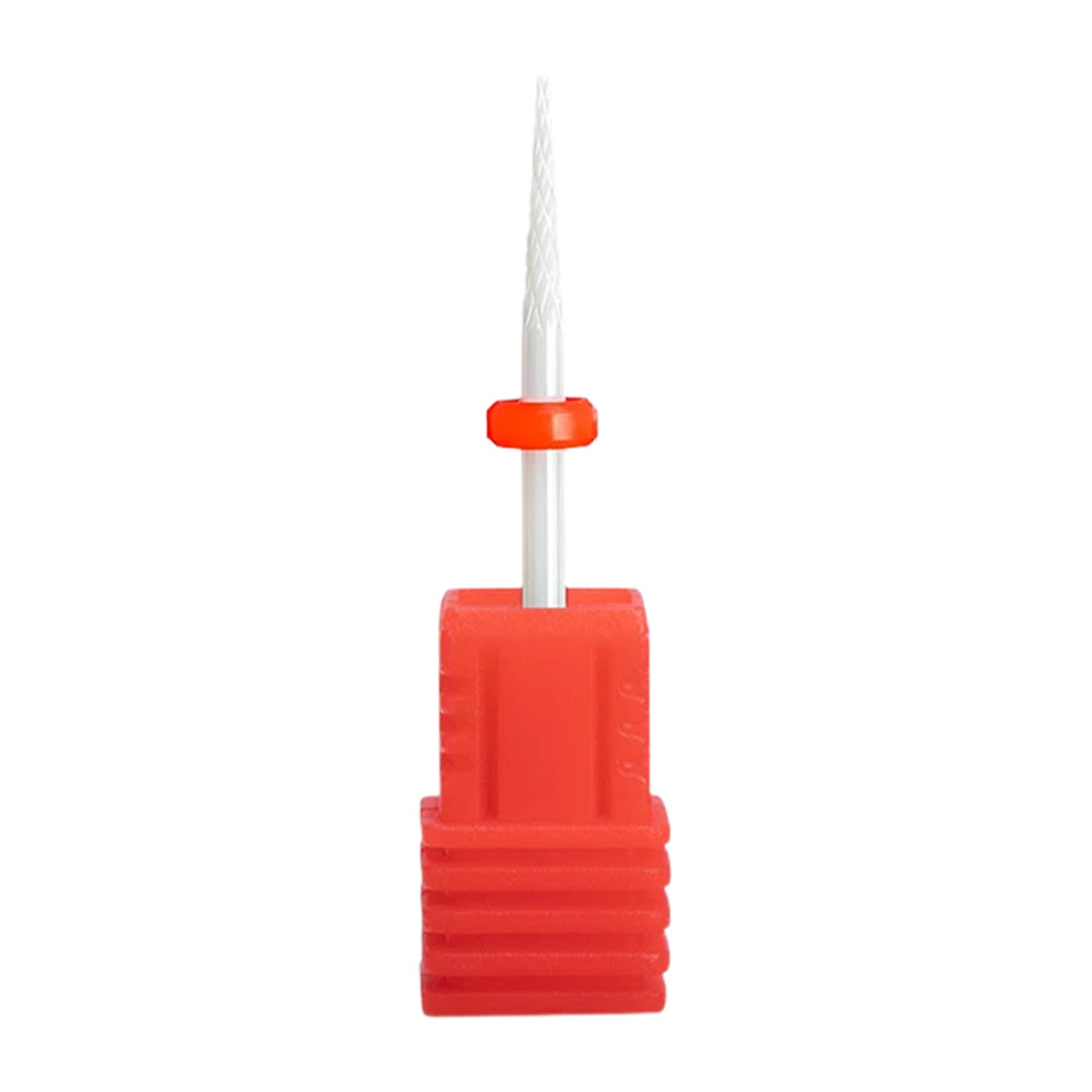 Embout ponceuse ongle céramique aiguille rouge-Nailona