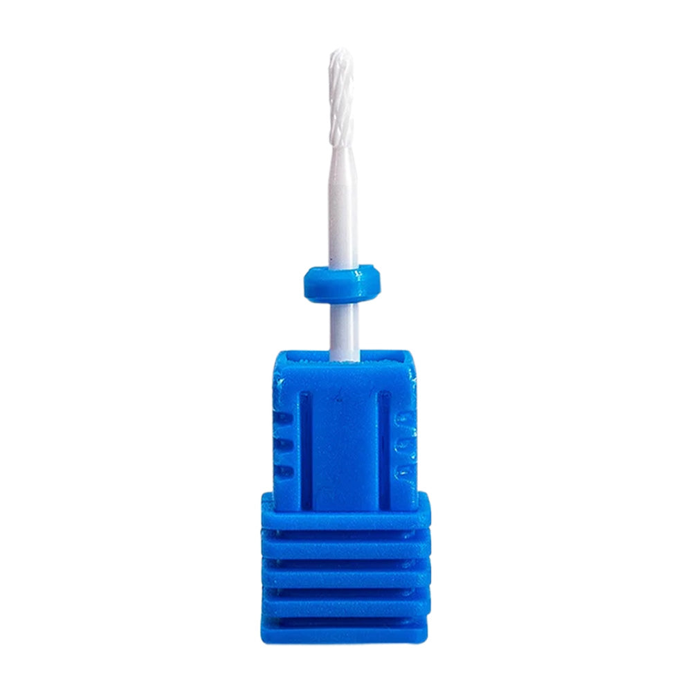Embout ponceuse ongle céramique cylindre très fin grain bleu-Nailona
