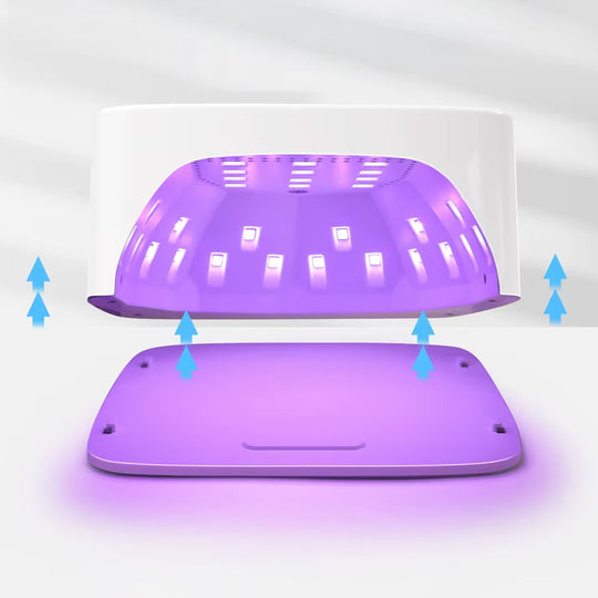 Lampe UV LED ongles 30 LEDs 120W avec écran digital-Nailona