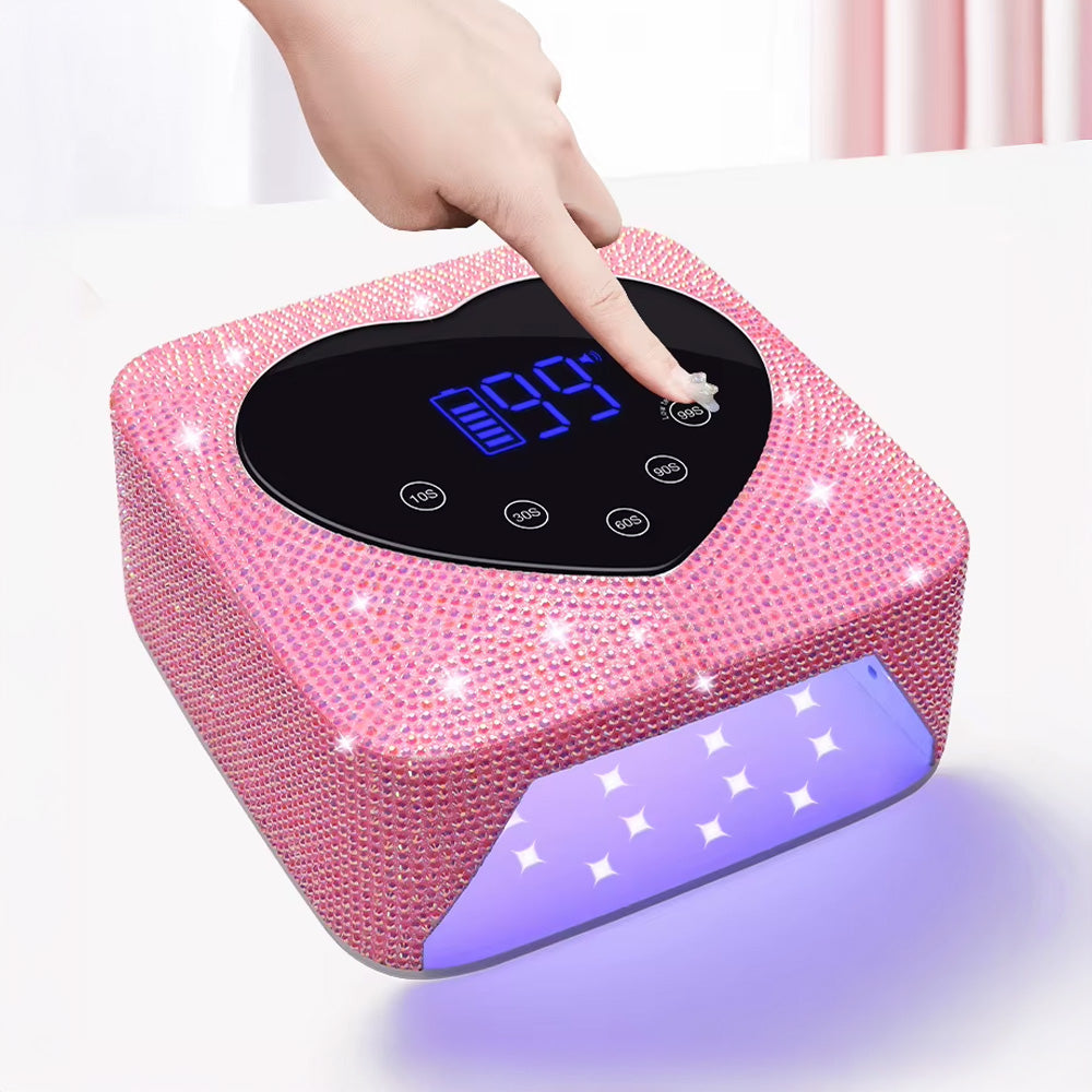 Lampe UV LED ongles strass rechargeable 72W-Nailona