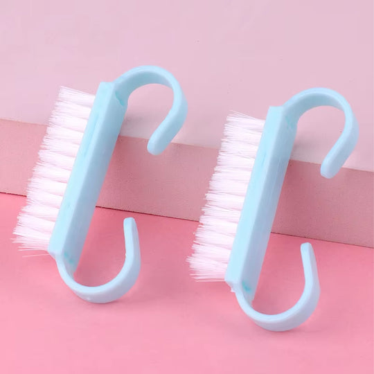 Lot de 2 brosses à ongle pastel pour manucure-Nailona