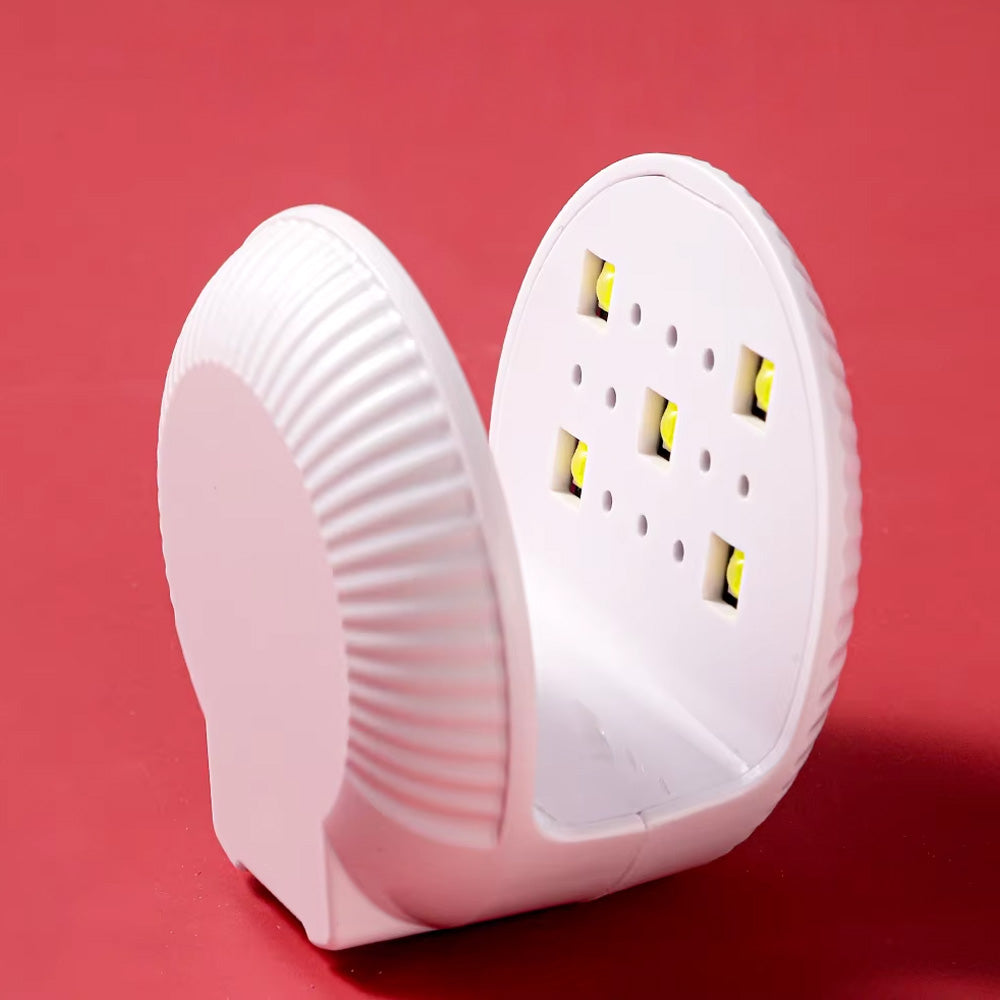 Mini lampe UV ongles 1 doigt design coquillage-Nailona