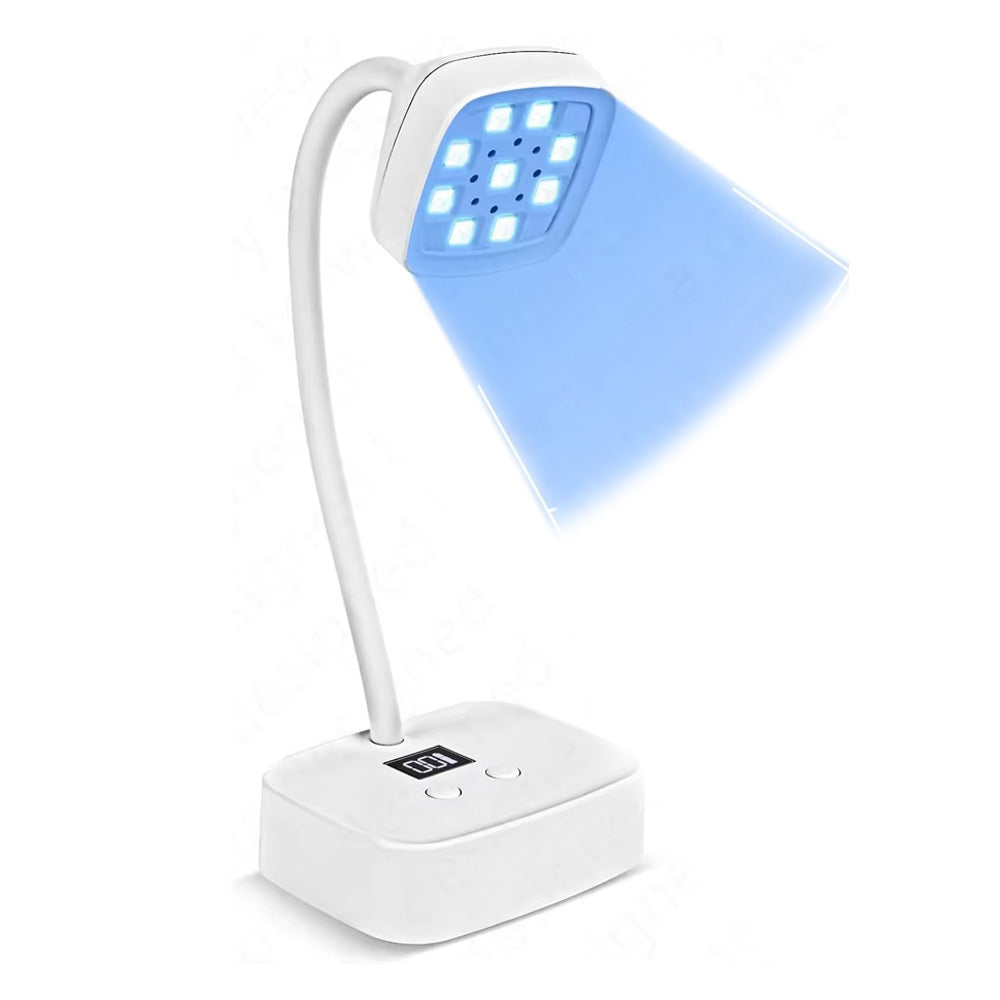 Mini lampe UV ongles avec bras rotatif flexible 360°-Nailona