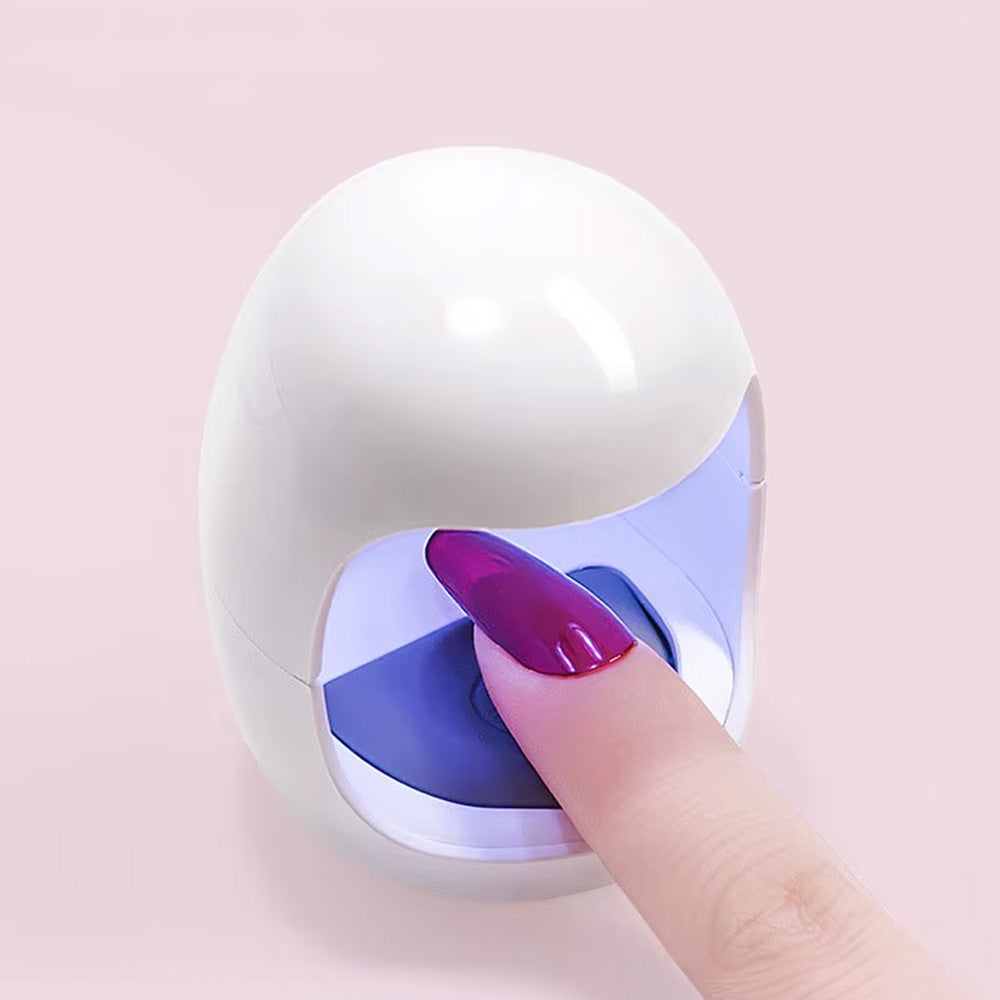 Mini lampe UV ongles compacte pour gel et vernis LED-Nailona