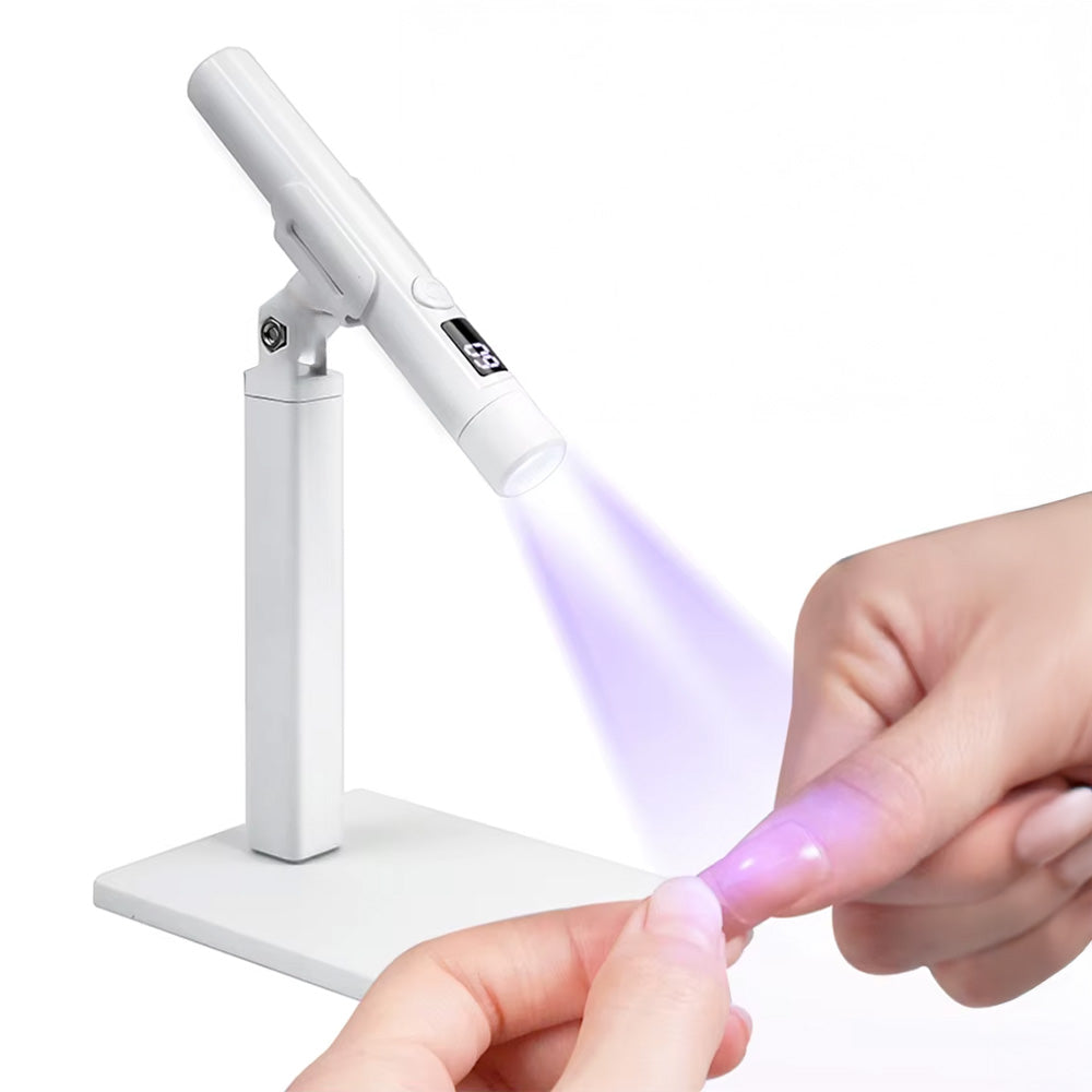 Mini lampe UV ongles détachable avec écran LCD-Nailona
