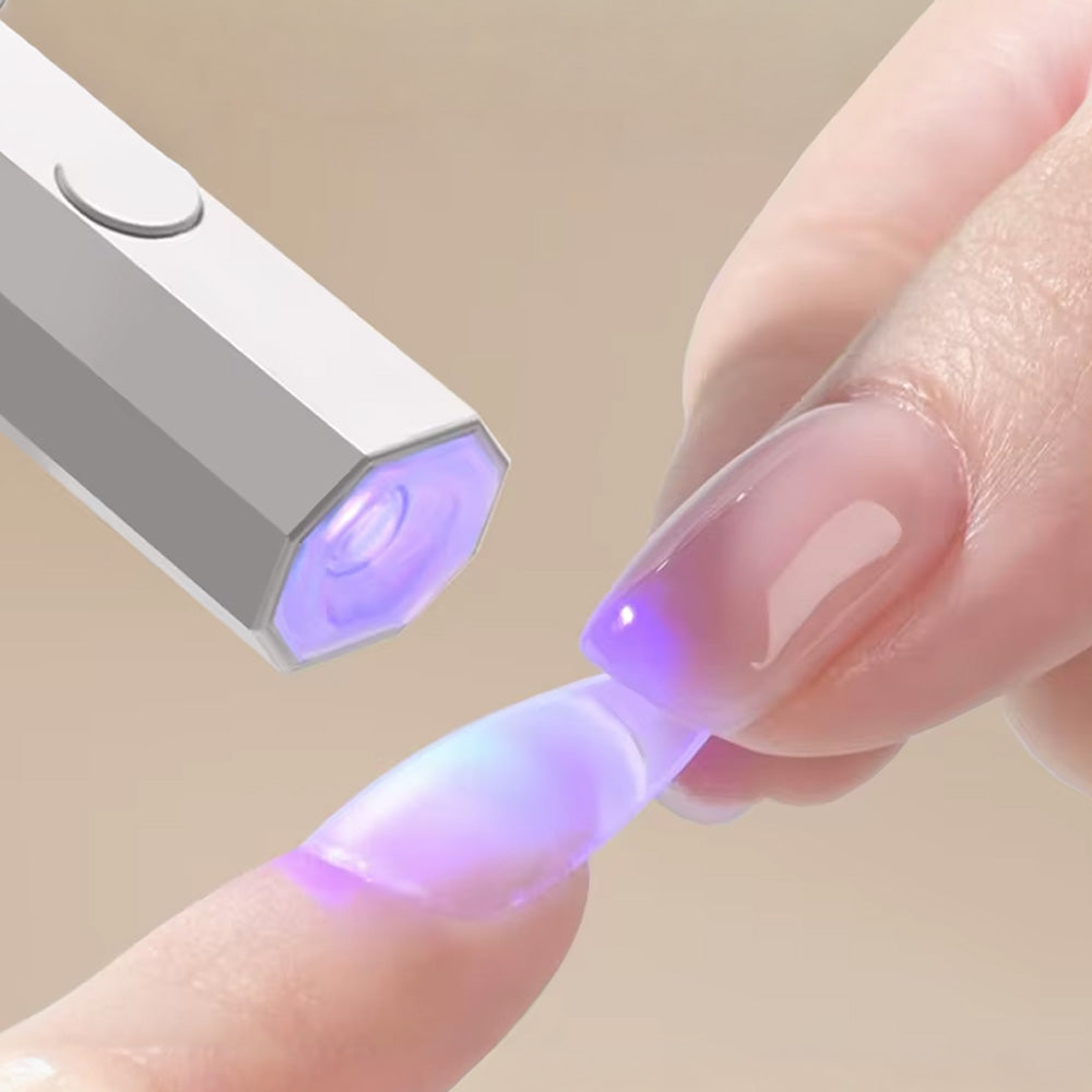 Mini lampe UV ongles pliable avec support intégré-Nailona