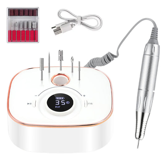Ponceuse à ongles électrique 35000 tours avec écran LED-Nailona
