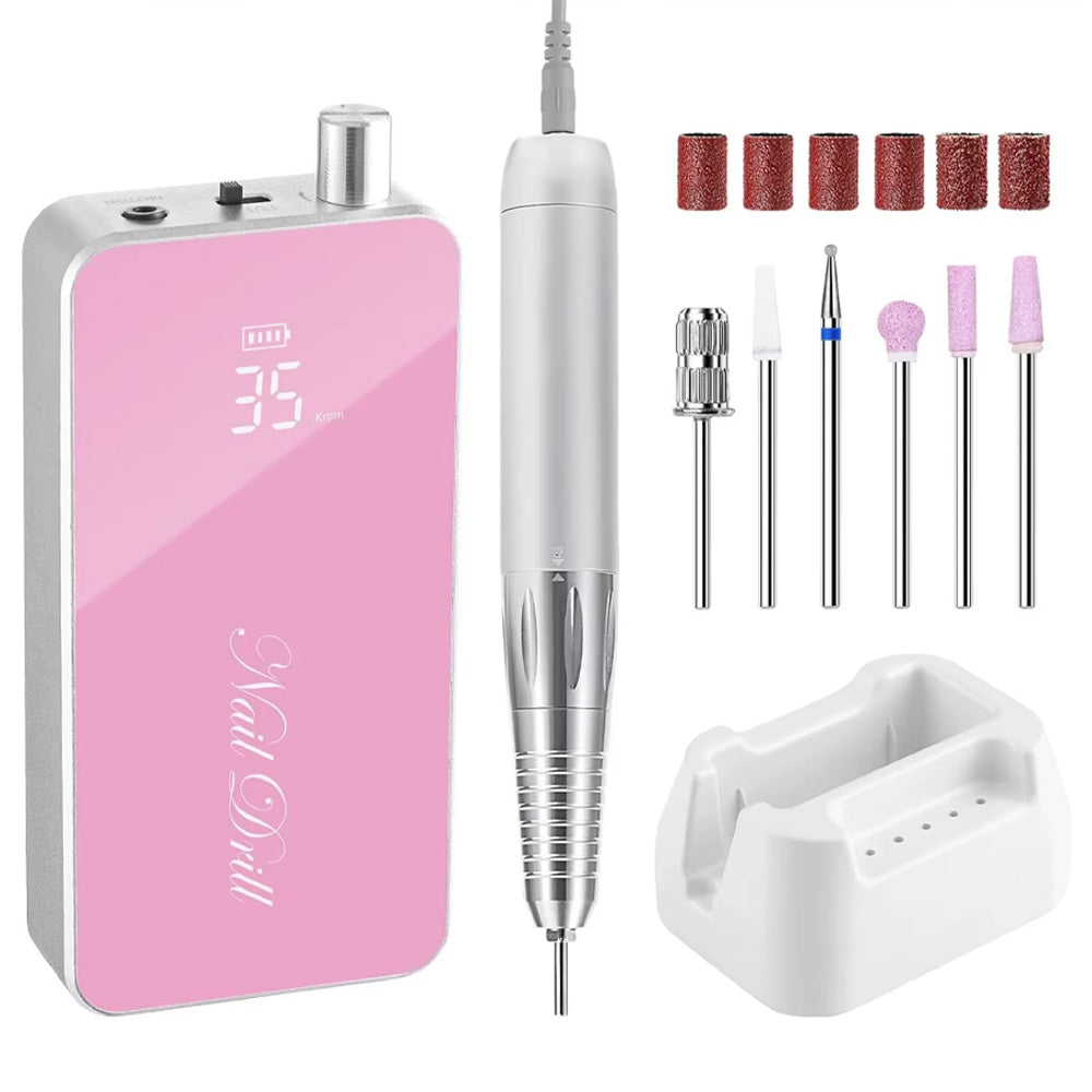 Ponceuse à ongles professionnelle 35000 RPM rechargeable et ultra-précise-Nailona