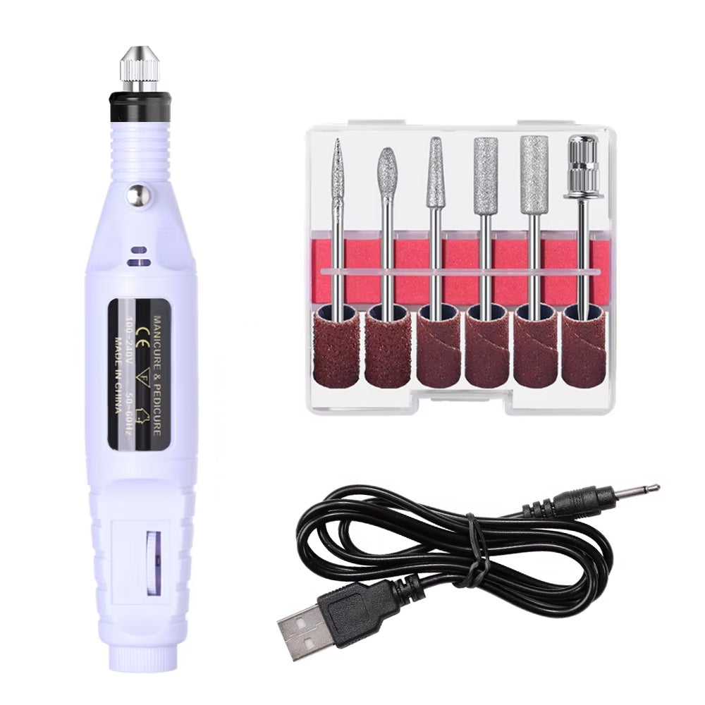 Ponceuse ongle 20000 RPM avec embouts précis et polyvalents-Nailona