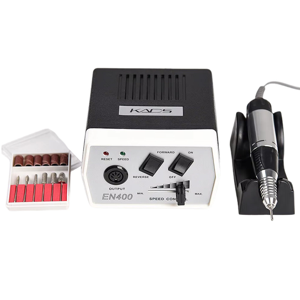 Ponceuse ongle 30000 tours 35W noire pour manucure pro-Nailona