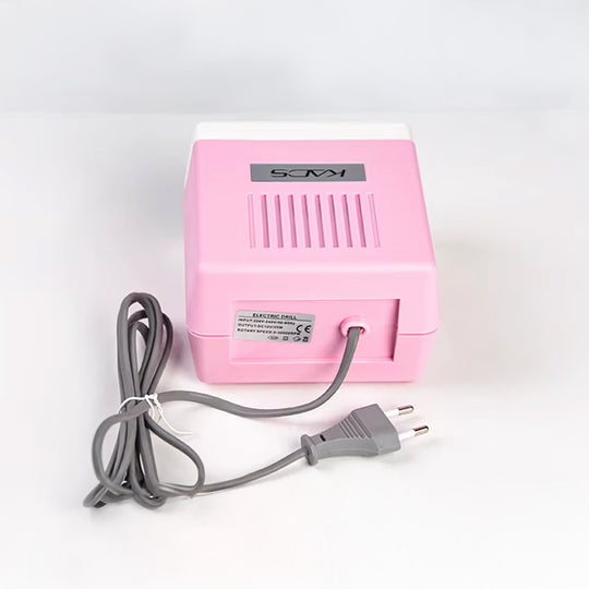 Ponceuse ongle 30000 tours 35W rose pour manucure pro-Nailona