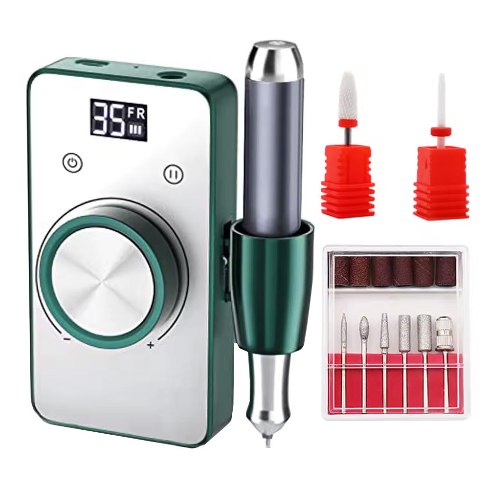 Ponceuse ongle 35 000 RPM rechargeable, pro et silencieuse-Nailona