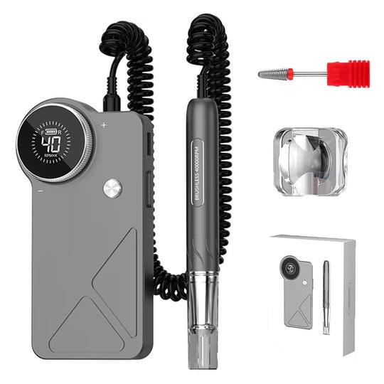 Ponceuse ongle 40000 RPM moteur sans balais, pro et silencieuse-Nailona