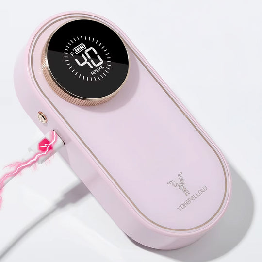Ponceuse ongle 40000 RPM rechargeable avec écran HD-Nailona