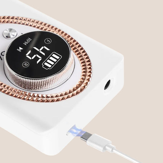 Ponceuse ongle 45000 RPM portable avec écran LCD-Nailona