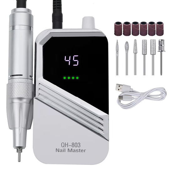 Ponceuse ongle 45000 RPM puissante, fluide et polyvalente-Nailona