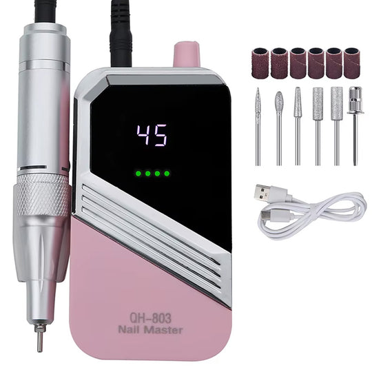 Ponceuse ongle 45000 RPM puissante, fluide et polyvalente-Nailona