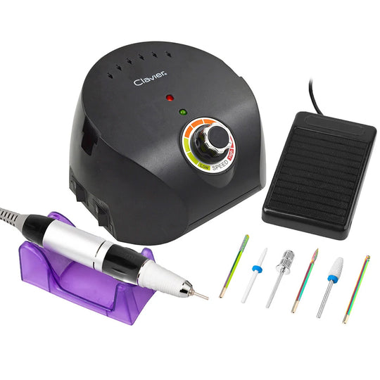 Ponceuse ongle 65W professionnelle 35000 RPM haute précision-Nailona