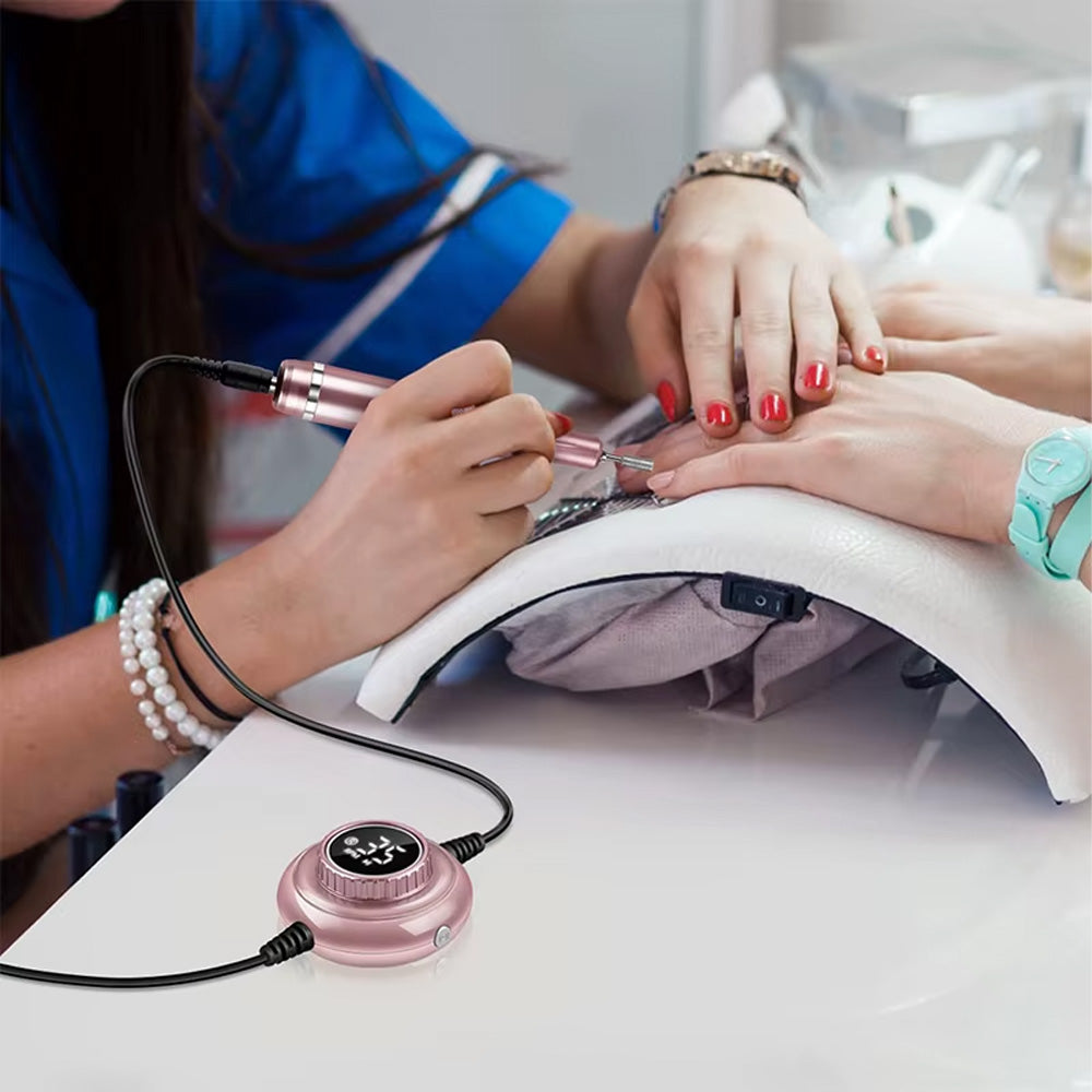 Ponceuse ongle électrique 35000 tours avec contrôleur LCD-Nailona