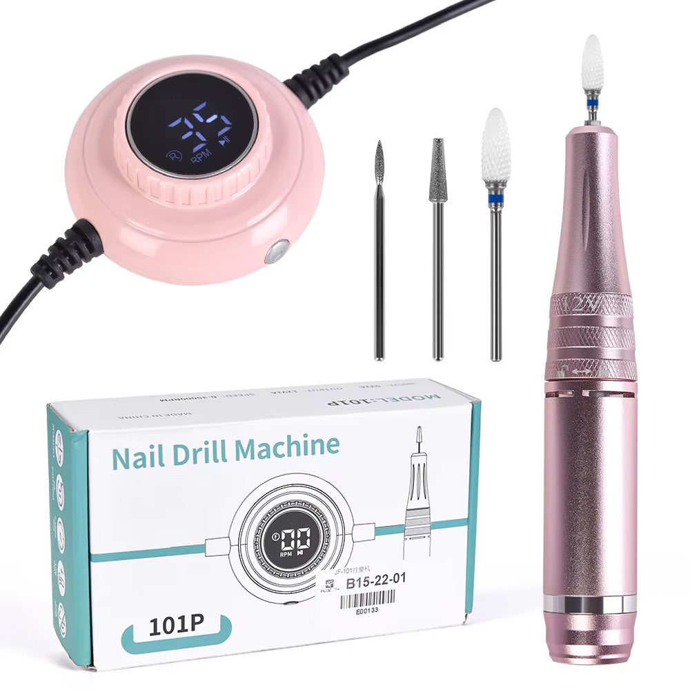 Ponceuse ongle électrique 35000 tours avec contrôleur LCD-Nailona