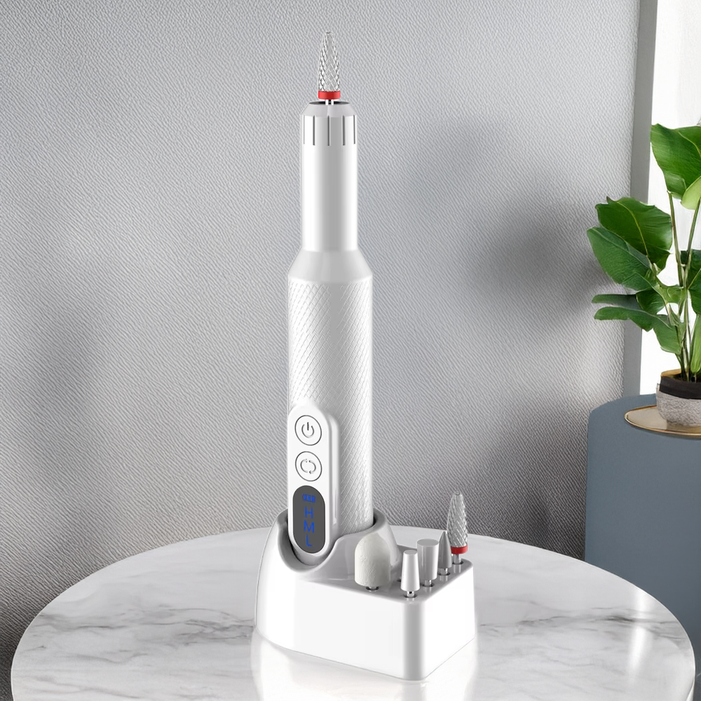 Ponceuse ongle électrique rechargeable 18000 RPM sur socle-Nailona
