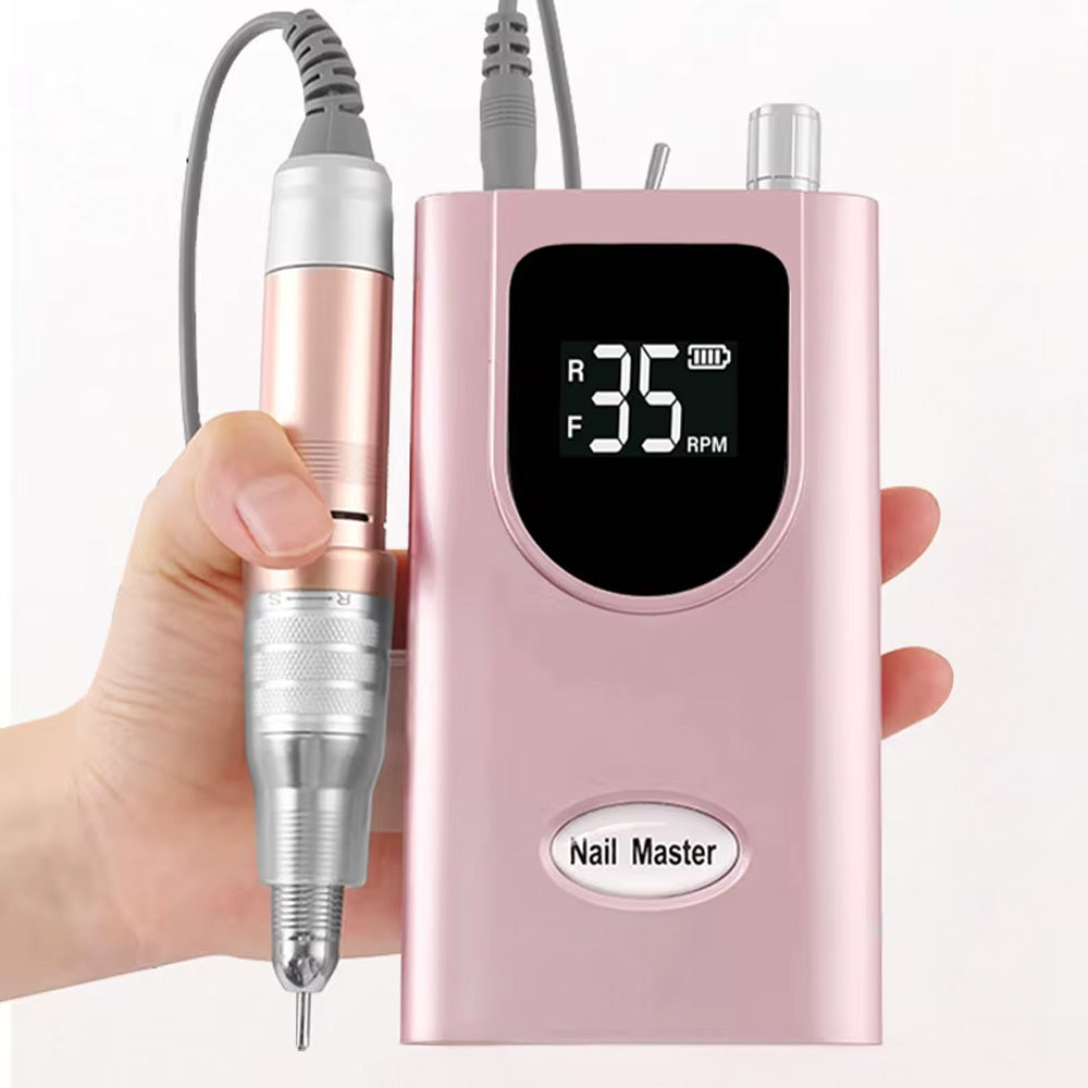 Ponceuse ongle professionnelle 35000 RPM puissante et rechargeable-Nailona