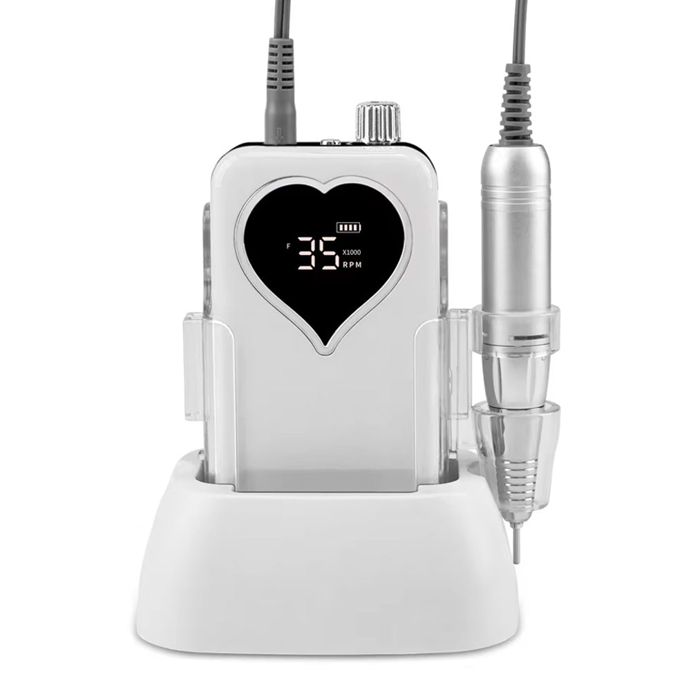Ponceuse ongle professionnelle 35000 tours sans fil affichage HD-Nailona