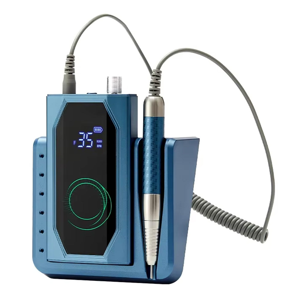 Ponceuse ongle professionnelle 40000 RPM rechargeable et 85w-Nailona