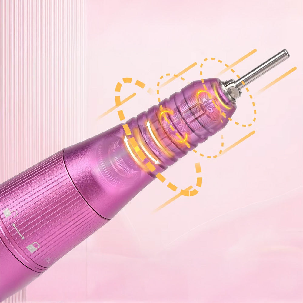 Ponceuse ongle professionnelle 40000 RPM sans fil et précise-Nailona