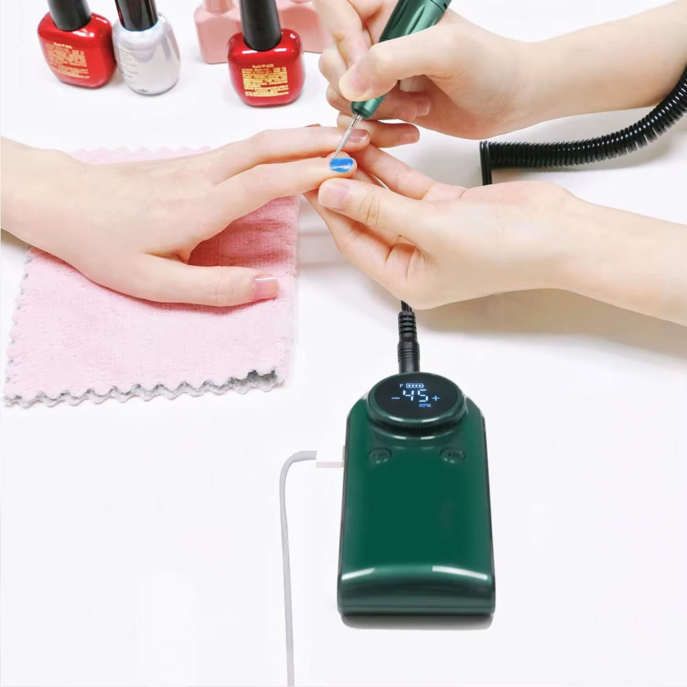 Ponceuse ongle professionnelle 45000 RPM électrique et rechargeable-Nailona