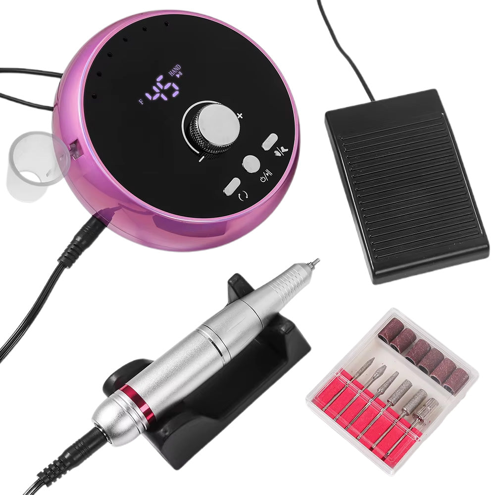 Ponceuse ongle professionnelle 45000 RPM précise et efficace-Nailona