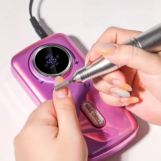 Ponceuse ongle professionnelle 45000 RPM rechargeable faible bruit-Nailona