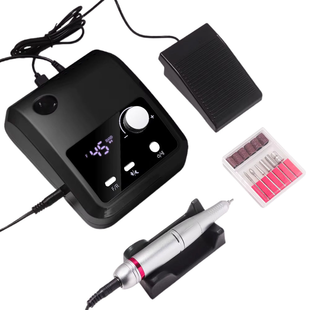 Ponceuse ongle professionnelle filaire 45000 RPM puissante-Nailona