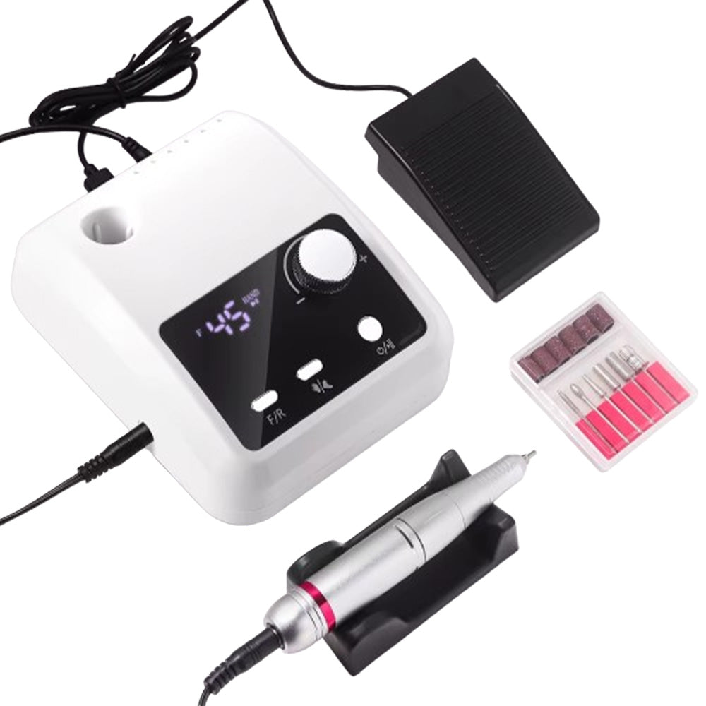 Ponceuse ongle professionnelle filaire 45000 RPM puissante-Nailona