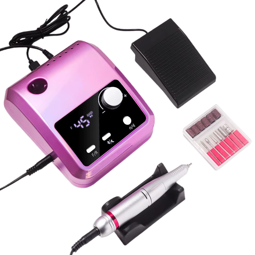 Ponceuse ongle professionnelle filaire 45000 RPM puissante-Nailona