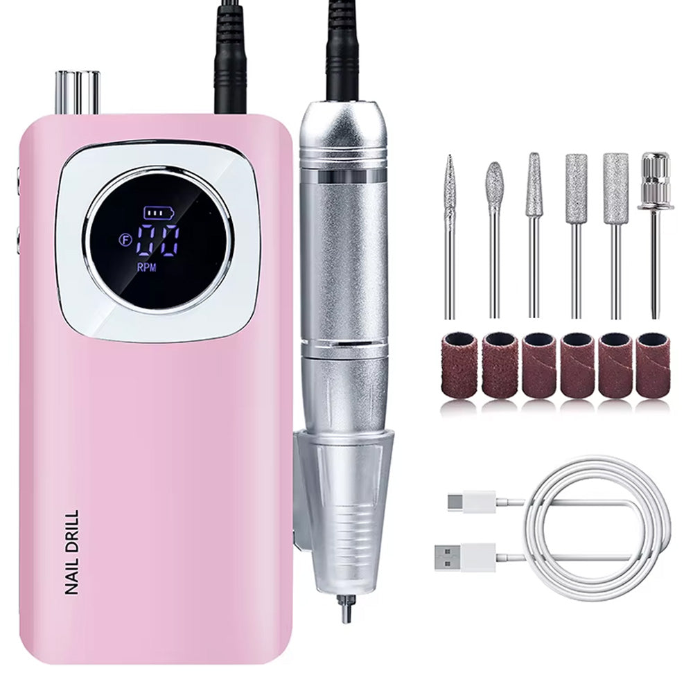 Ponceuse ongle professionnelle sans fil 45000 RPM ultra-performante-Nailona