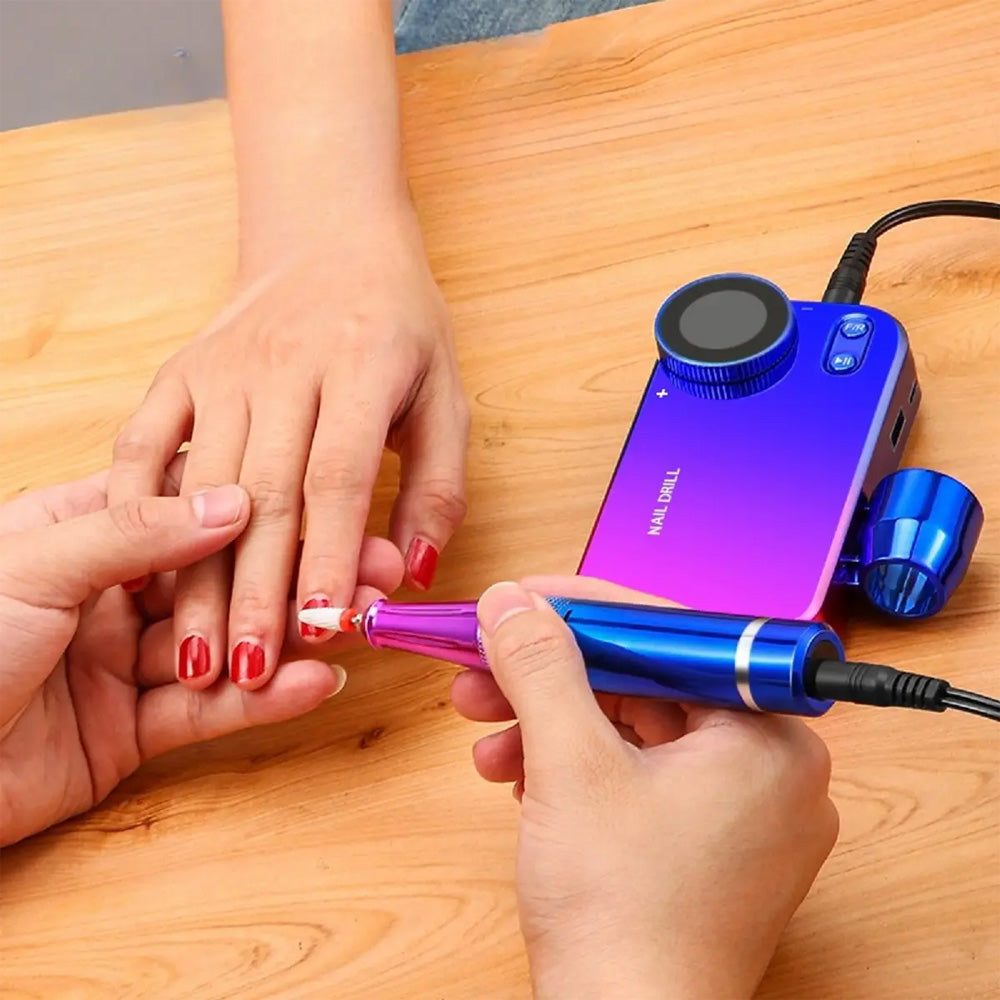 Ponceuse ongle sans fil 35000 RPM portable et précise-Nailona