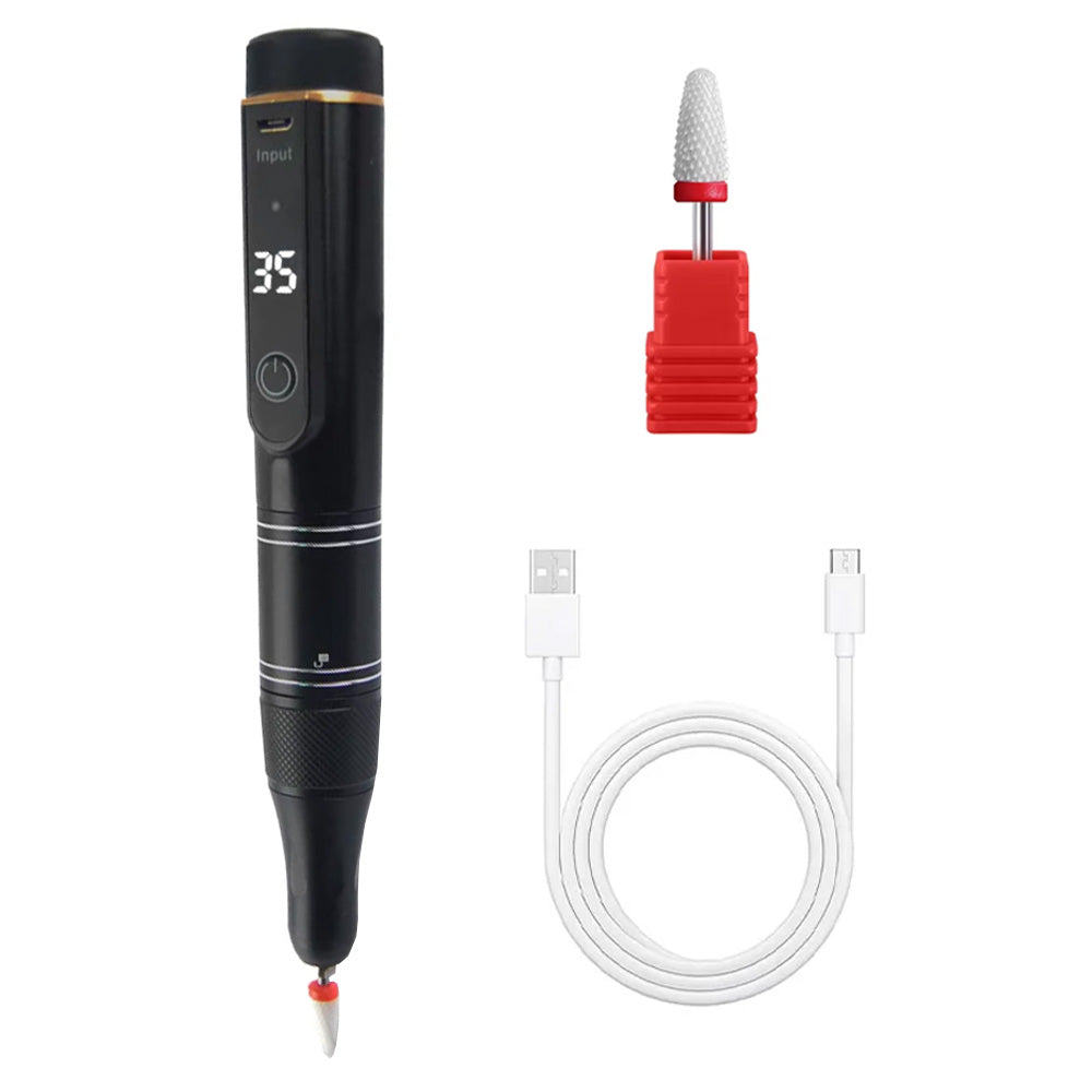 Ponceuse ongle sans fil 35000 RPM rechargeable et portable-Nailona