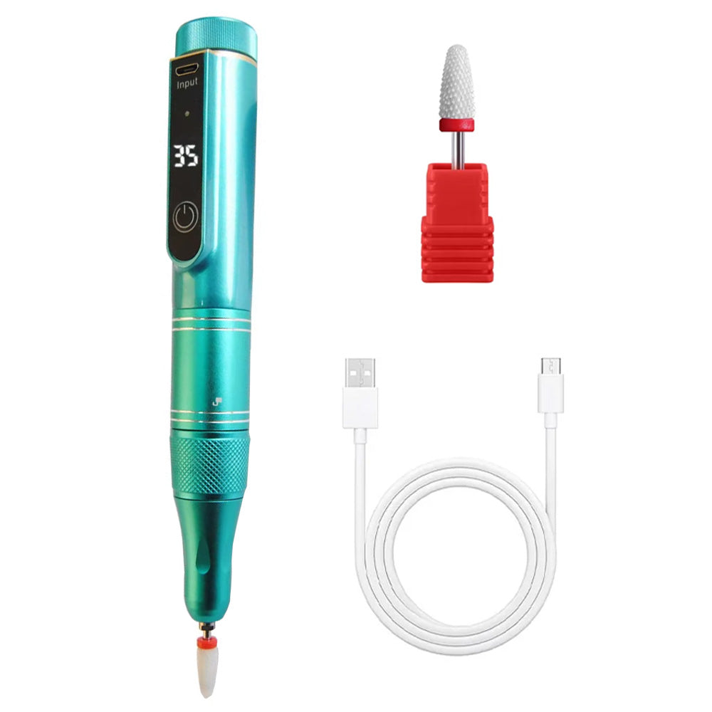 Ponceuse ongle sans fil 35000 RPM rechargeable et portable-Nailona