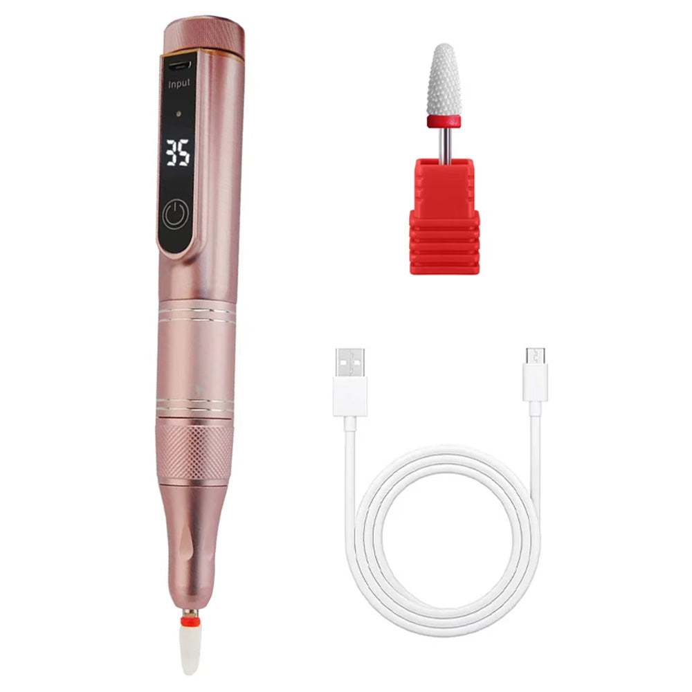 Ponceuse ongle sans fil 35000 RPM rechargeable et portable-Nailona