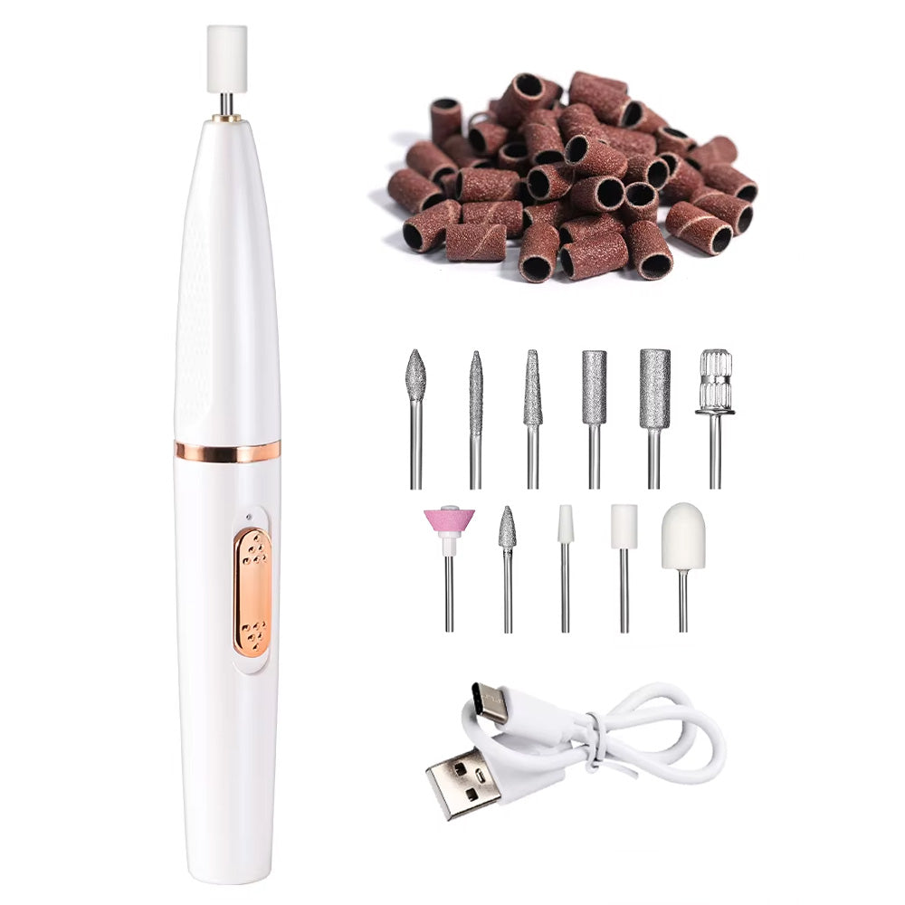 Ponceuse ongle sans fil électrique kit complet portable-Nailona
