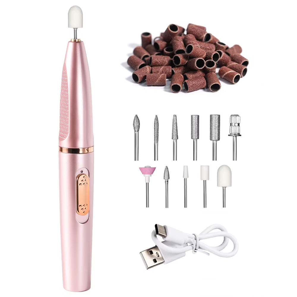 Ponceuse ongle sans fil électrique kit complet portable-Nailona