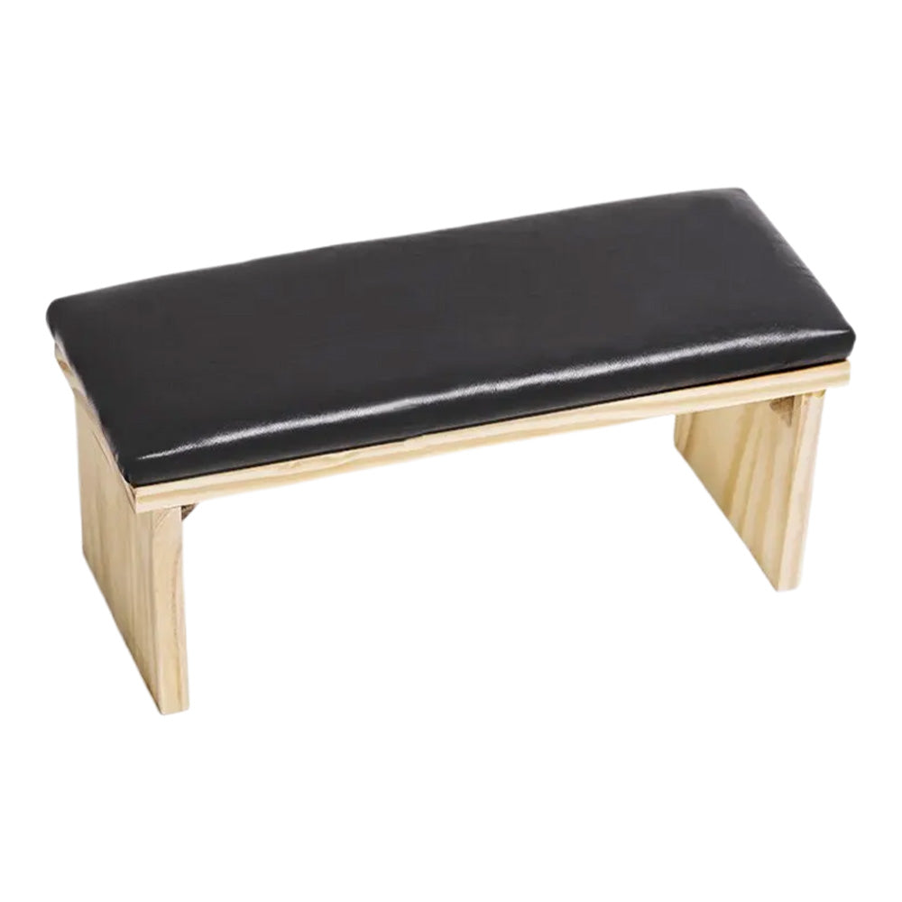 Repose main manucure bois avec coussin intégré-Nailona