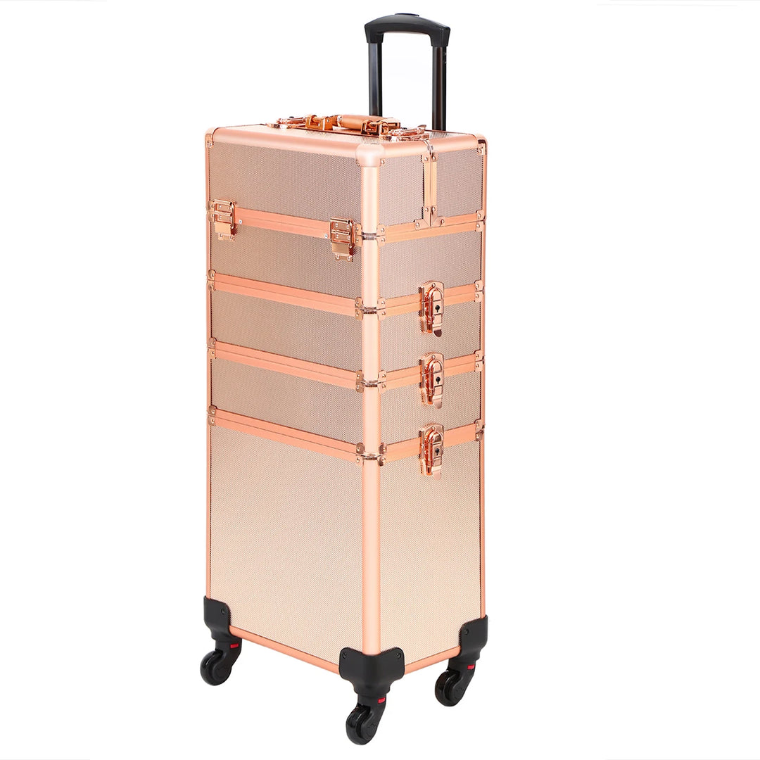 Valise esthétique pro à roulettes pour manucure à domicile