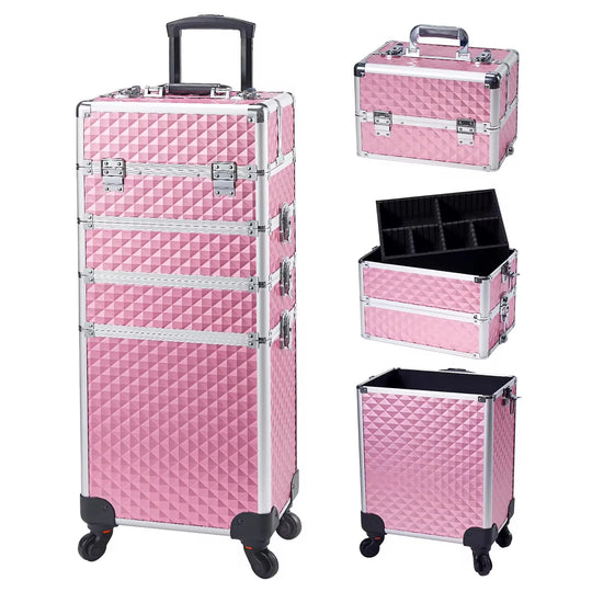 Valise onglerie professionnelle 4 en 1 noire