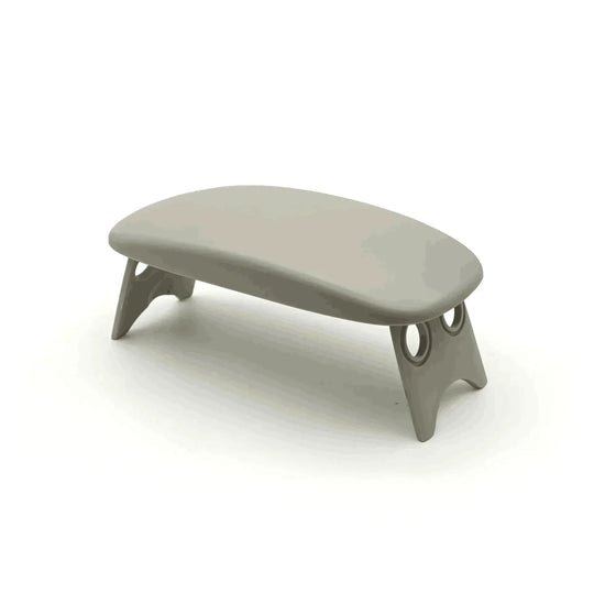 Repose main gris foncé design pliable confortable